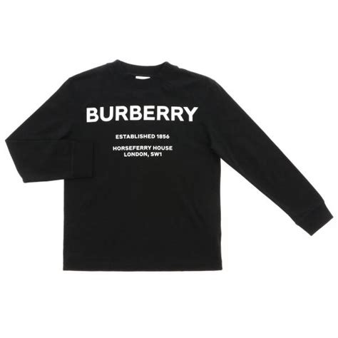 burberry long shirt|long sleeve burberry t shirt.